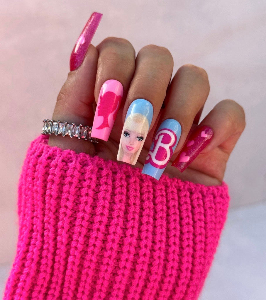 5 Bold & Beautiful Barbie Nails to Inspire Your Next Salon Trip