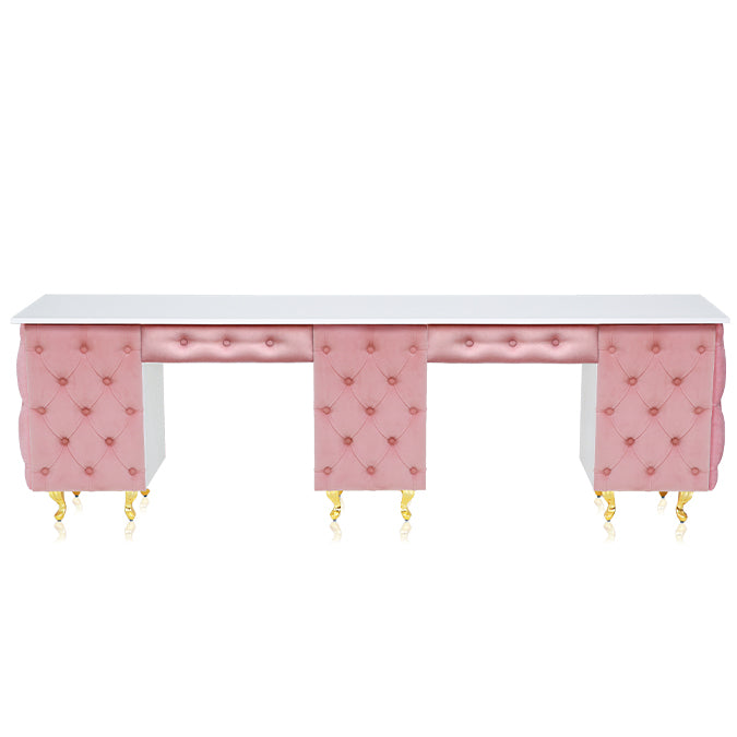 Deluxe Double Nail Desk (£150 product voucher included) Glitterbels