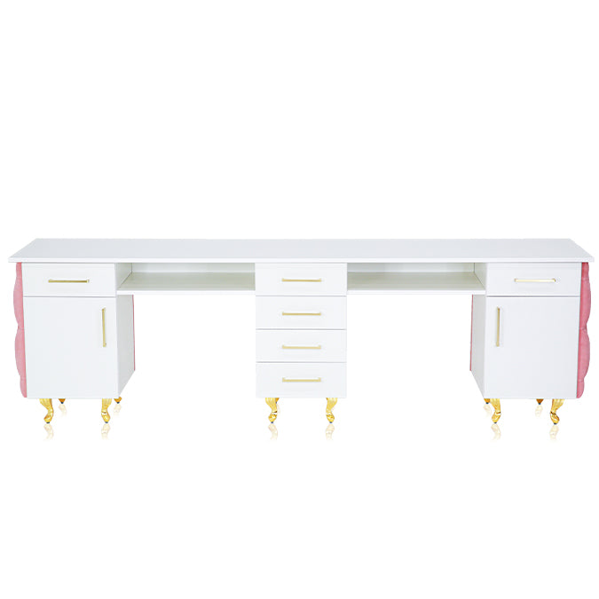 Deluxe Double Nail Desk (£150 product voucher included) Glitterbels