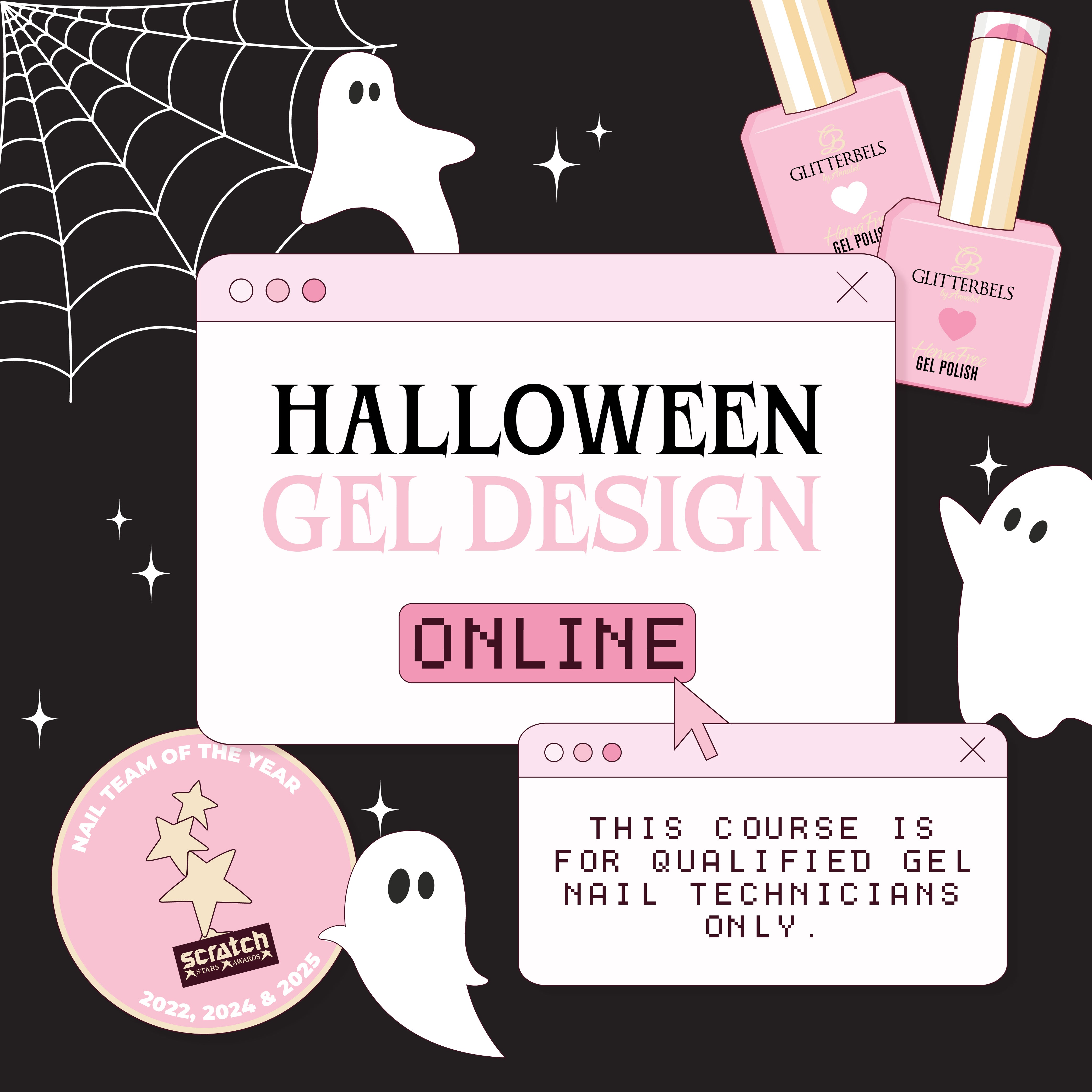 Halloween Gel Polish Design Intermediate (Online)