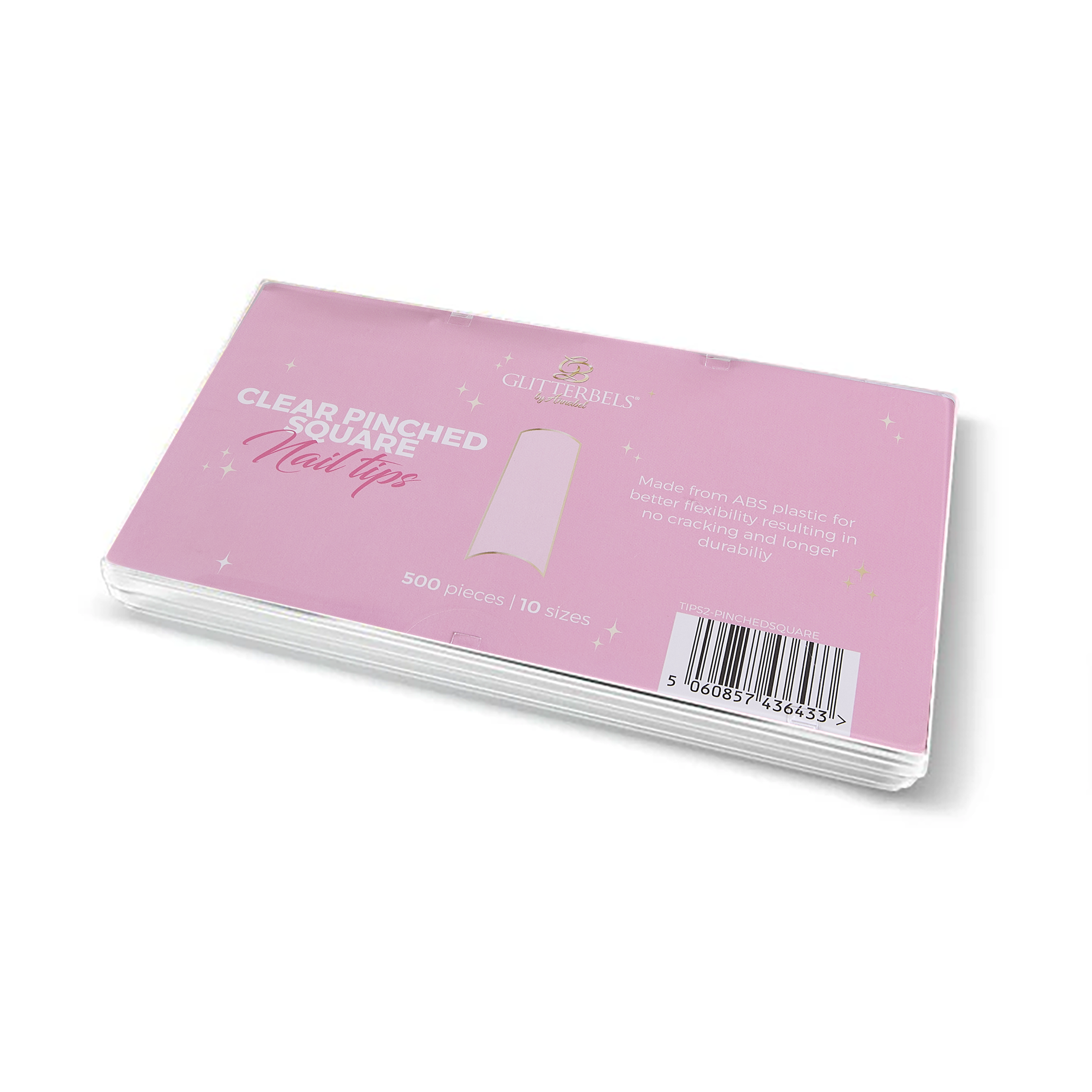 Clear Pinched Square Tips