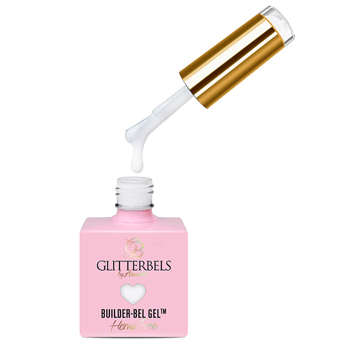 bottle of white builder gel