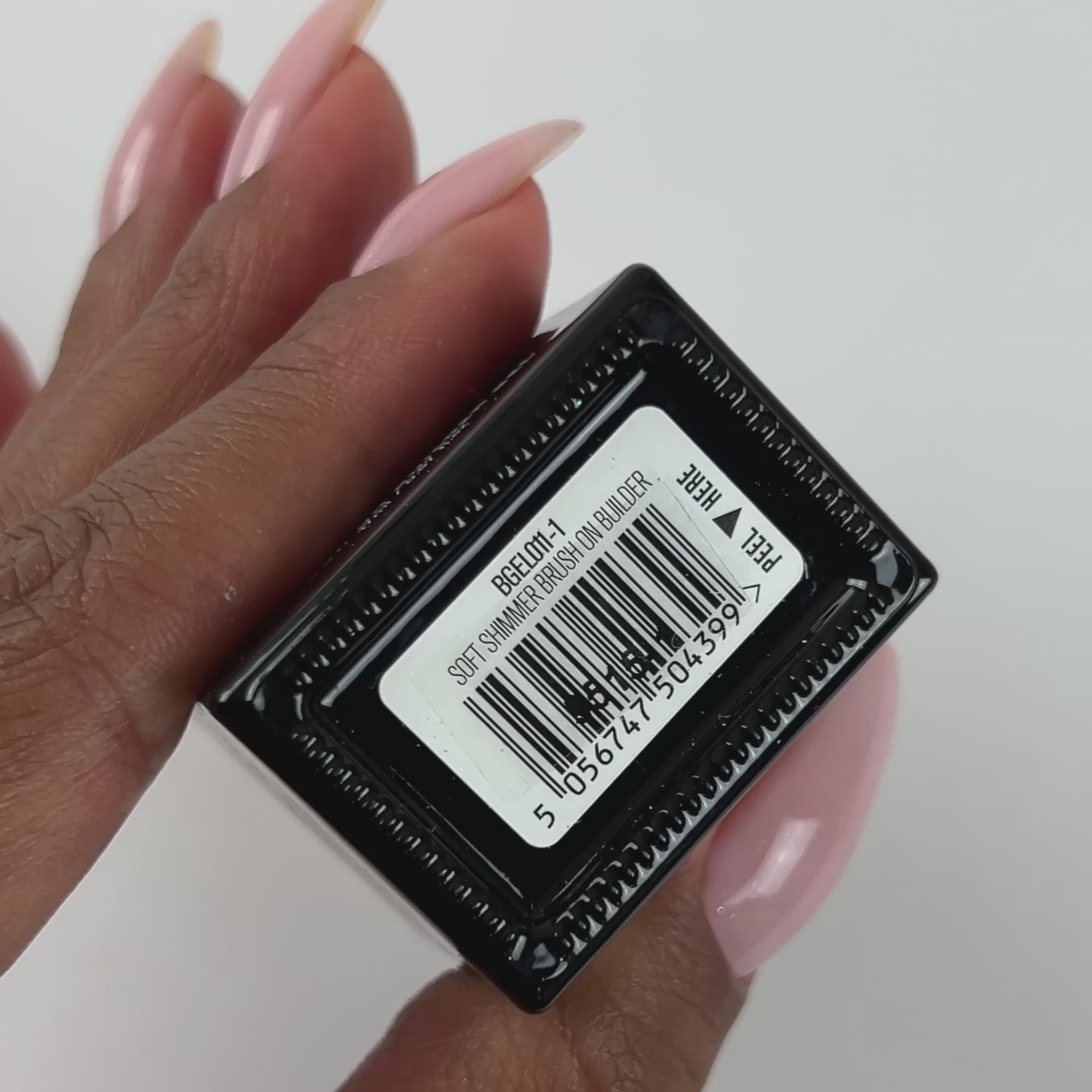 Load video: Brush on Builder Gel Soft Shimmer