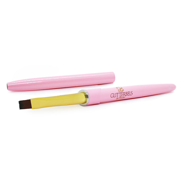 Glitterbels Gel Application Brush - Flat Edge